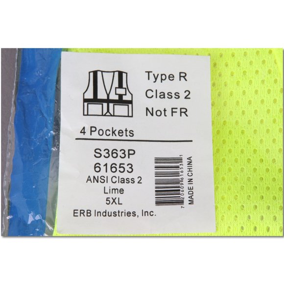 Lot of 2 safety vests size 5XL Aware Wear S363P Radwear SV2ZGM5X BRAND NEW!!! - Picture 3 of 3